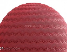 تکسچر پارچه با لحاف قرمز